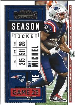 2020 Panini Contenders #42 Sony Michel Front