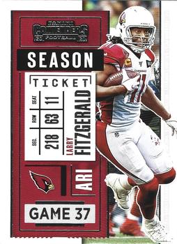 2020 Panini Contenders #99 Larry Fitzgerald Front