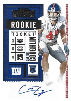 2020 Panini Contenders #272 Carter Coughlin Front