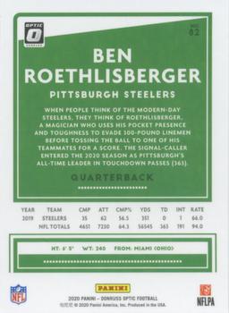2020 Donruss Optic #82 Ben Roethlisberger Back