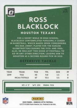 2020 Donruss Optic #133 Ross Blacklock Back