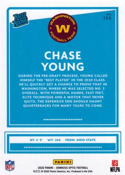 2020 Donruss Optic #166 Chase Young Back