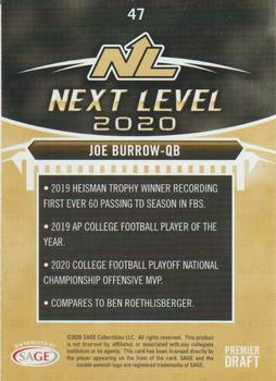 2020 SAGE HIT - Green #47 Joe Burrow Back