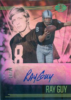 2020 Panini Illusions - Trophy Collection Signatures Gold #TCS25 Ray Guy Front