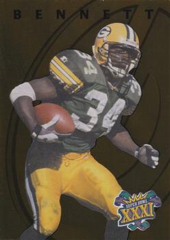 1997 Collector's Edge Masters - Packers Super Bowl XXXI Gold #1 Edgar Bennett Front