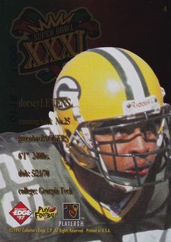 1997 Collector's Edge Masters - Packers Super Bowl XXXI Gold #4 Dorsey Levens Back
