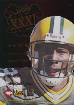 1997 Collector's Edge Masters - Packers Super Bowl XXXI Gold #6 Robert Brooks Back