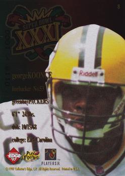 1997 Collector's Edge Masters - Packers Super Bowl XXXI Gold #8 George Koonce Back