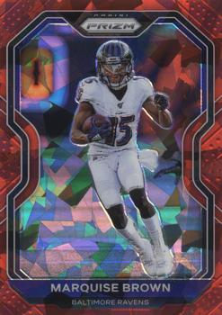 2020 Panini Prizm - Prizm Red Ice #38 Marquise Brown Front