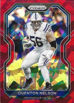 2020 Panini Prizm - Prizm Red Ice #88 Quenton Nelson Front