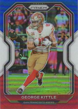 2020 Panini Prizm - Prizm Red White and Blue #281 George Kittle Front
