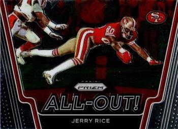 2020 Panini Prizm - All Out! #33 Jerry Rice Front