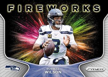 2020 Panini Prizm - Fireworks #11 Russell Wilson Front