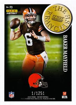 2020 Panini Instant NFL - Score The Franchise #F3 Baker Mayfield Back