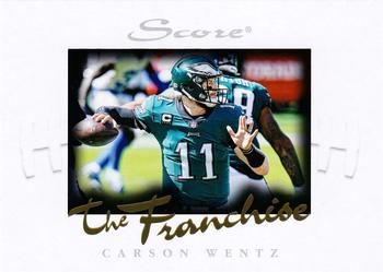 2020 Panini Instant NFL - Score The Franchise #F5 Carson Wentz Front