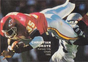 1990 St☆r Big League (Unlicensed) #NNO Christian Okoye Front