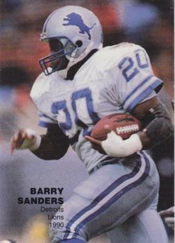 1990 St☆r Big League (Unlicensed) #NNO Barry Sanders Front