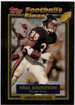 1992 Finest #1 Neal Anderson Front