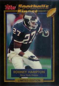 1992 Finest #9 Rodney Hampton Front