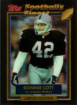 1992 Finest #15 Ronnie Lott Front