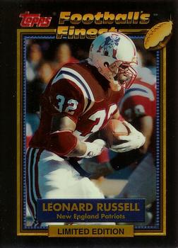 1992 Finest #24 Leonard Russell Front