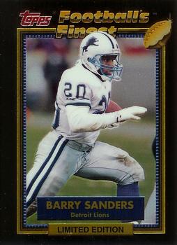 1992 Finest #26 Barry Sanders Front