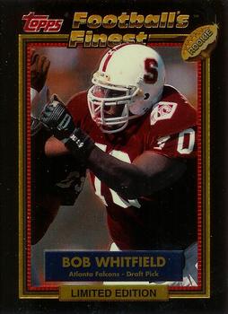 1992 Finest #44 Bob Whitfield Front