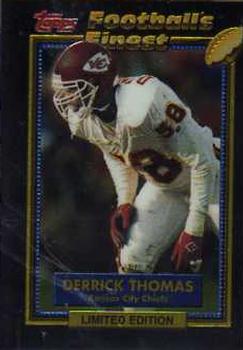1992 Finest #30 Derrick Thomas Front