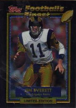 1992 Finest #7 Jim Everett Front