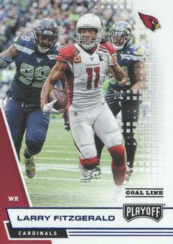 2020 Panini Playoff - Goal Line #120 Larry Fitzgerald Front