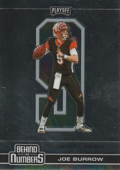 2020 Panini Playoff - Behind the Numbers #BTN-24 Joe Burrow Front