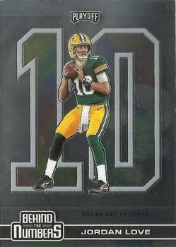 2020 Panini Playoff - Behind the Numbers #BTN-27 Jordan Love Front