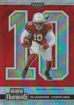 2020 Panini Playoff - Behind the Numbers Red #BTN-19 DeAndre Hopkins Front