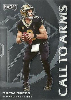 2020 Panini Playoff - Call to Arms #CA-8 Drew Brees Front
