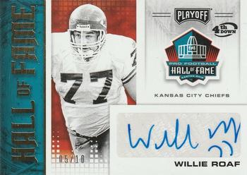 2020 Panini Playoff - Hall of Fame Autographs 4th Down #HOF-WR Willie Roaf Front
