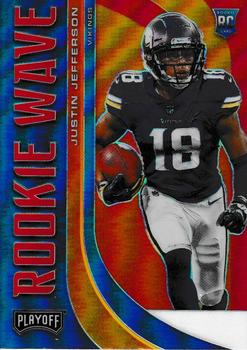 2020 Panini Playoff - Rookie Wave Red #RW-9 Justin Jefferson Front