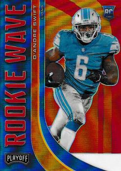 2020 Panini Playoff - Rookie Wave Red #RW-15 D'Andre Swift Front