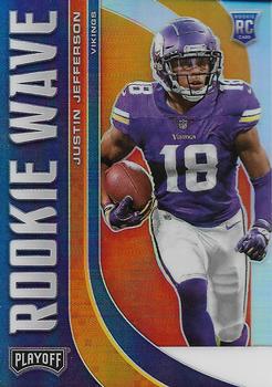 2020 Panini Playoff - Rookie Wave Silver #RW-9 Justin Jefferson Front