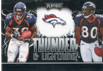 2020 Panini Playoff - Thunder & Lightning #TL-12 Rod Smith / Terrell Davis Front