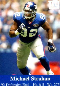 2005 New York Giants Police #NNO Michael Strahan Front