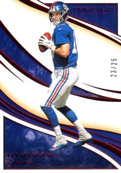 2020 Panini Immaculate Collection - Red #94 Eli Manning Front