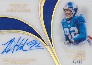 2020 Panini Immaculate Collection - 2019 Immaculate Records #REC-MS Michael Strahan Front