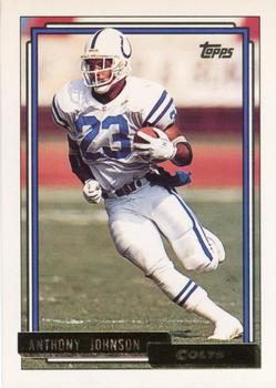 1992 Topps - Gold #3 Anthony Johnson Front