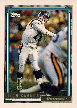 1992 Topps - Gold #159 Rich Gannon Front