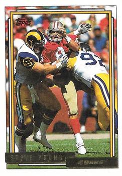 1992 Topps - Gold #191 Steve Young Front