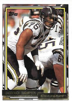 1992 Topps - Gold #297 Broderick Thompson Front