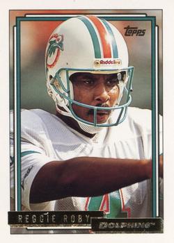 1992 Topps - Gold #390 Reggie Roby Front