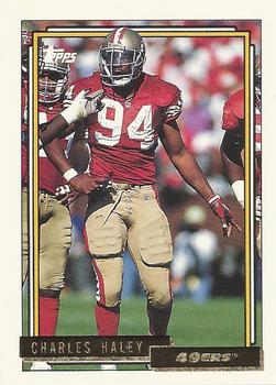 1992 Topps - Gold #493 Charles Haley Front