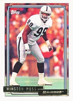1992 Topps - Gold #629 Winston Moss Front