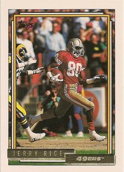 1992 Topps - Gold #665 Jerry Rice Front